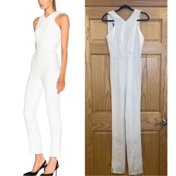 Roland Mouret Pants - Roland Mouret CREPE SAXBY JUMPSUIT